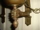 2 - Unusual Brass Electrified Sconces Arm & Hand Steampunk Lamps photo 6