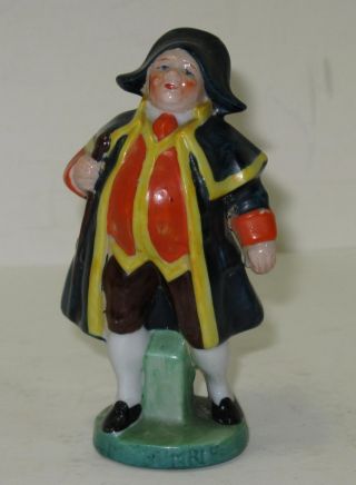 Antique Germany Porcelain Dickens Mr.  Bumble Oliver Twist Figurine Hand Painted photo