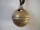 One Old Small Lucky Brass Bells Metalware photo 2