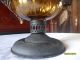 Antique Oil Lamp With Shade Amber Color 15x7x18 Just Gorgeous And Old In Per Lamps photo 7