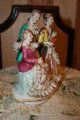 Antique Porcelain Figurine Gilt & Lace Figurines photo 2