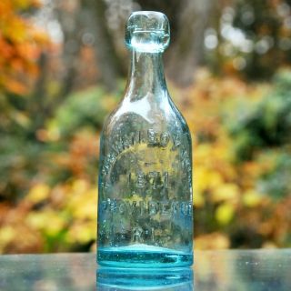 Squat Soda : 1871 : Providence : C.  W.  & G.  W.  Boynton : Ri : Rhode Island Bottle photo