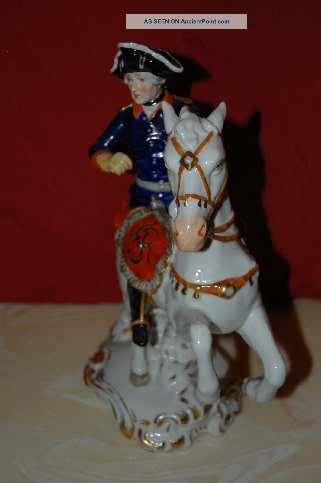 Von Schierholz Horse And Rider Military Figurines photo