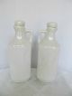 Antique Czechoslovakia Oil & Vinegar Bottle Set With Stoppers,  Lustre Porcelain Other photo 1