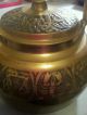 Rare Vintage Antique Solid Brass Tea Pot (signs Of The Zodiac) Metalware photo 1