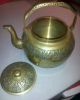 Rare Vintage Antique Solid Brass Tea Pot (signs Of The Zodiac) Metalware photo 2