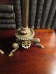 Antique Bronze Hoof Footed Candlesticks Barbedienne France 19th Century Metalware photo 1