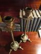 Antique Bronze Hoof Footed Candlesticks Barbedienne France 19th Century Metalware photo 4