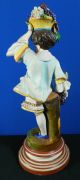 Antique Chantilly French Hand Painted Porcelain Figurines Boy And Girl Harvest Figurines photo 6