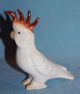 Vintage Porcelain Ceramic Pottery Lovely Little Cockatoo Parrot Bird Figurine Figurines photo 5