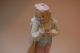 Antique Dresden Style Ceramic Porcelain Bisque Colonial Victorian Man Figurine Figurines photo 1