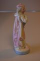 Antique Dresden Style Ceramic Porcelain Bisque Colonial Victorian Man Figurine Figurines photo 3