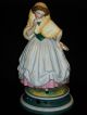 Antique Paris Porcelain French Bisque Gypsy W/ Tambourine & Shawl Lady Figurine Figurines photo 1