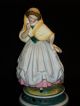 Antique Paris Porcelain French Bisque Gypsy W/ Tambourine & Shawl Lady Figurine Figurines photo 6