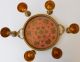 Set Of Iliquor Cups And Tray,  India Metalware 1970s Metalware photo 6