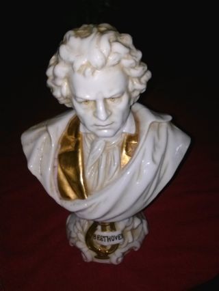 Porcelain Beethoven Bust photo