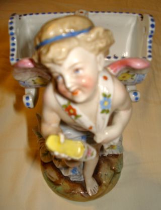 Antique French Porcelain Figurine photo