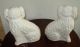 Antique Beswick English Pair Staffordshire Victorian Dogs Figurines photo 2