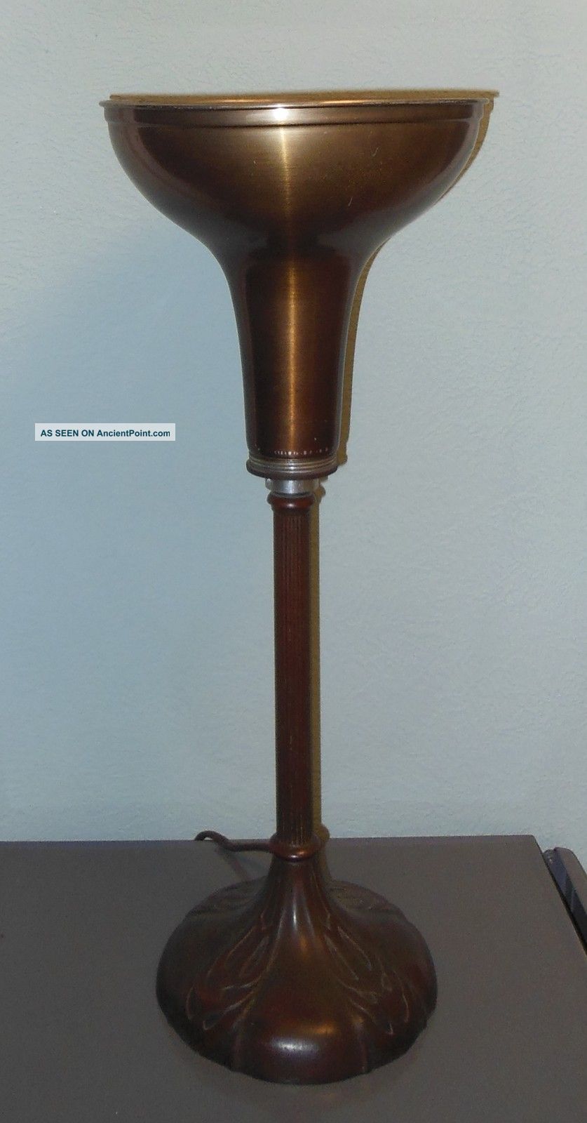 Antique Handel Bronze Lamp Base (model No.  5294) - Art Deco,  Art Nouveau Lamps photo