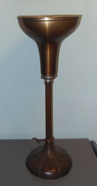 Antique Handel Bronze Lamp Base (model No.  5294) - Art Deco,  Art Nouveau photo