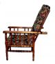 Child ' S Faux Bamboo Oak Morris Chair W/ Upholstered Cushions,  C.  Late 19th Cen. Other photo 1