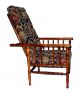 Child ' S Faux Bamboo Oak Morris Chair W/ Upholstered Cushions,  C.  Late 19th Cen. Other photo 2