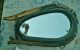 Antique Oak Mule/horse Collar Mirror.  For Your Office Or Tack Room.  Cheap Mirrors photo 1