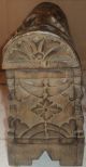 Antique Carved Wood Box Flamingo Bird Hinged Hinges Leaves 11  X 18  Square Boxes photo 2