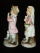 Antique German Porcelain Conta Boehme Boy & Girl Figurine Figures Figurines photo 2