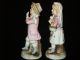 Antique German Porcelain Conta Boehme Boy & Girl Figurine Figures Figurines photo 3