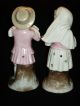 Antique German Porcelain Conta Boehme Boy & Girl Figurine Figures Figurines photo 4