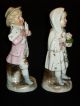 Antique German Porcelain Conta Boehme Boy & Girl Figurine Figures Figurines photo 5
