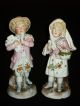 Antique German Porcelain Conta Boehme Boy & Girl Figurine Figures Figurines photo 7