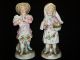 Antique German Porcelain Conta Boehme Boy & Girl Figurine Figures Figurines photo 8