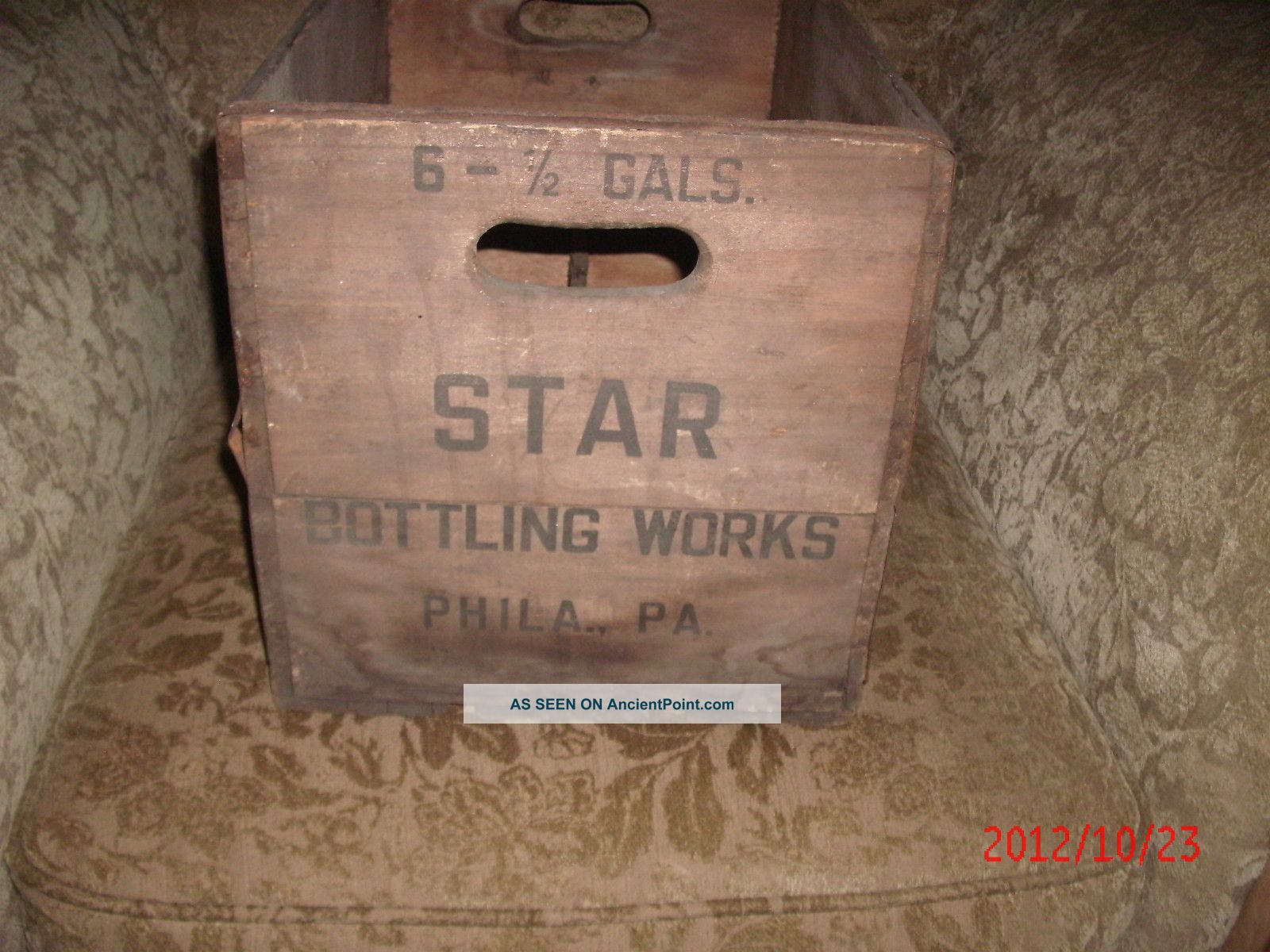 Vtg.  Star Bottling Works - Superior Sweetie Beverages Wooden Crate - Phila.  Pa. Boxes photo