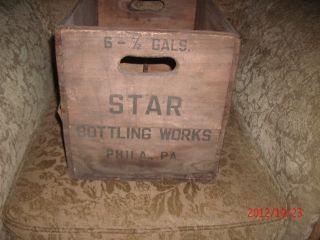 Vtg.  Star Bottling Works - Superior Sweetie Beverages Wooden Crate - Phila.  Pa. photo