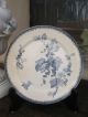 Antique U & Cie Sarreguemines French Plate Groseilles Blue And White France Plates & Chargers photo 1