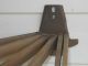 Vintage Olde Fashioned Hanging Clothes Dryer Rusty Metal Bracket Good Wood Slats Other photo 2