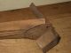 Vintage Olde Fashioned Hanging Clothes Dryer Rusty Metal Bracket Good Wood Slats Other photo 5