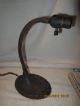 Antique Flex Goose Neck Cast Iron Base Desk Lamp - Industrial & Bakelite Switch Lamps photo 1