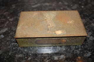 Silver Crest Trinket Box Real Bronze photo