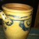 Stoneware Saltglazed Cobalt Painted Crock Jar. . . .  Signed? Jugs photo 10