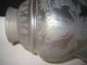 Antique Etched Glass Luster Light Shade Lamps photo 3