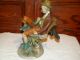 Vintage Handcrafted Hand Painted Large Art Porcelain Figurien Germany Figurines photo 1