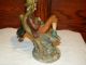 Vintage Handcrafted Hand Painted Large Art Porcelain Figurien Germany Figurines photo 3