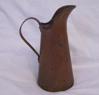Vintage 1800 ' S Copper Cream Pitcher photo