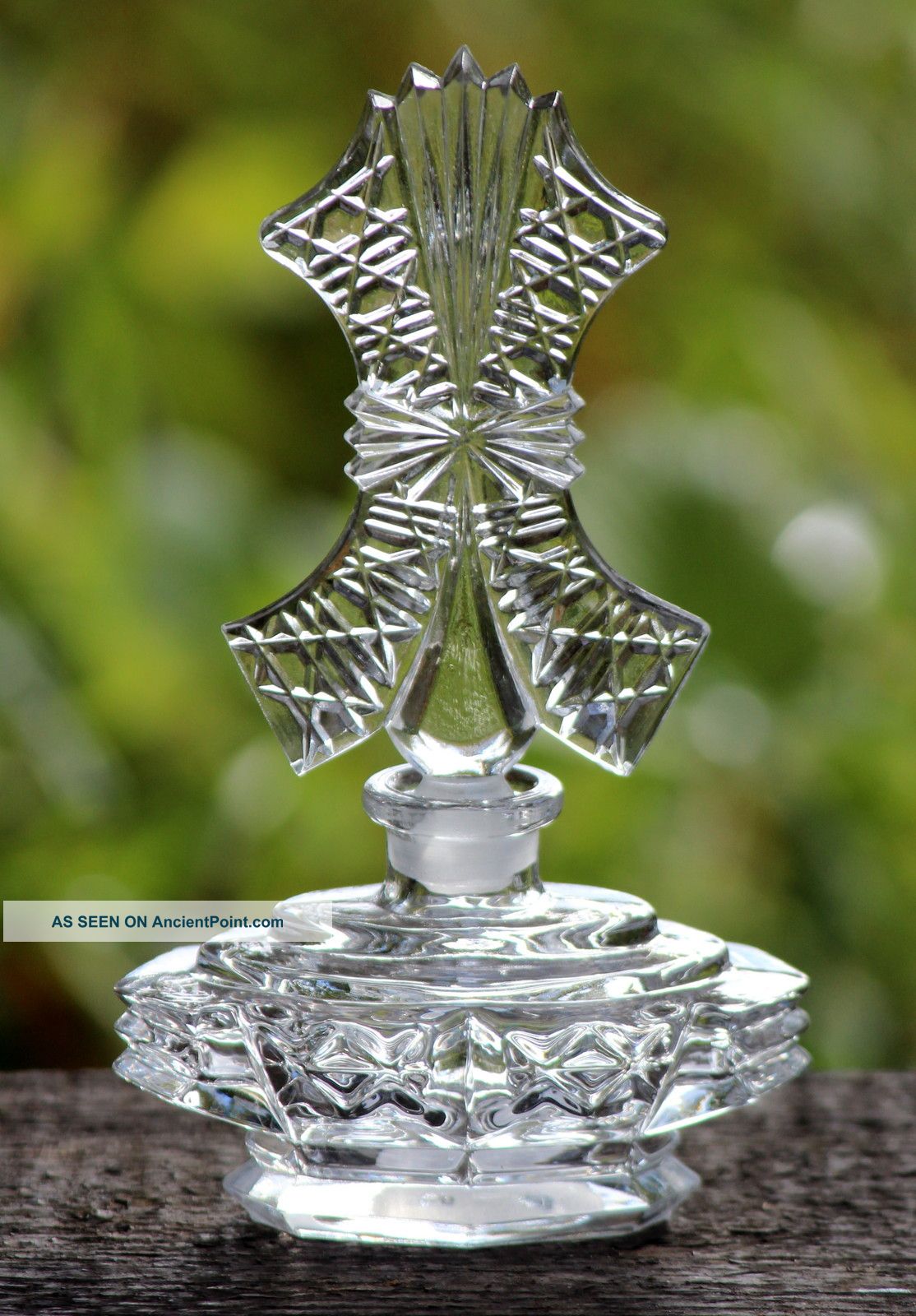 White Clear Special Queen - True Art Deco Perfume Bottle - Only 1 Item Available Perfume Bottles photo