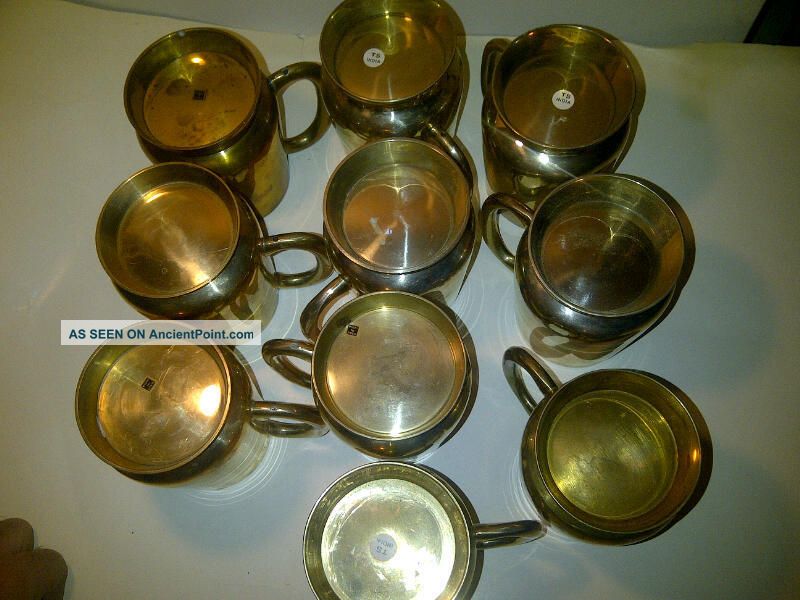 Brass Mugs From India Metalware photo