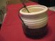Antique Honey Pot In A Stainless Steel Indonesa Stand & Spoon Other photo 1
