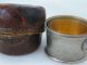 Liquor Cup And Alligator Style Leather Case From Civil War Era Metalware photo 7
